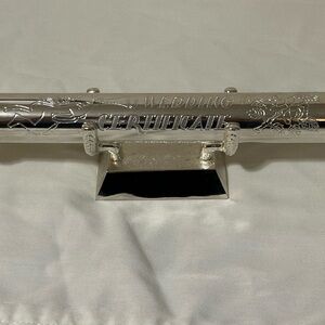 Silver Wedding Certificate Holder
